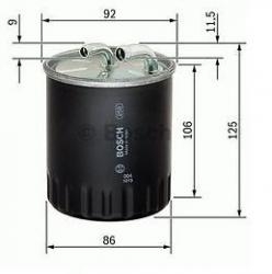 Bosch brandstof filter